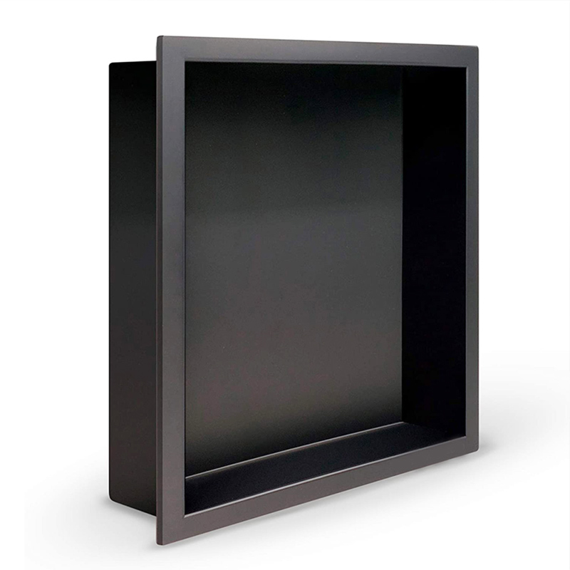 Square Black Wall Niche