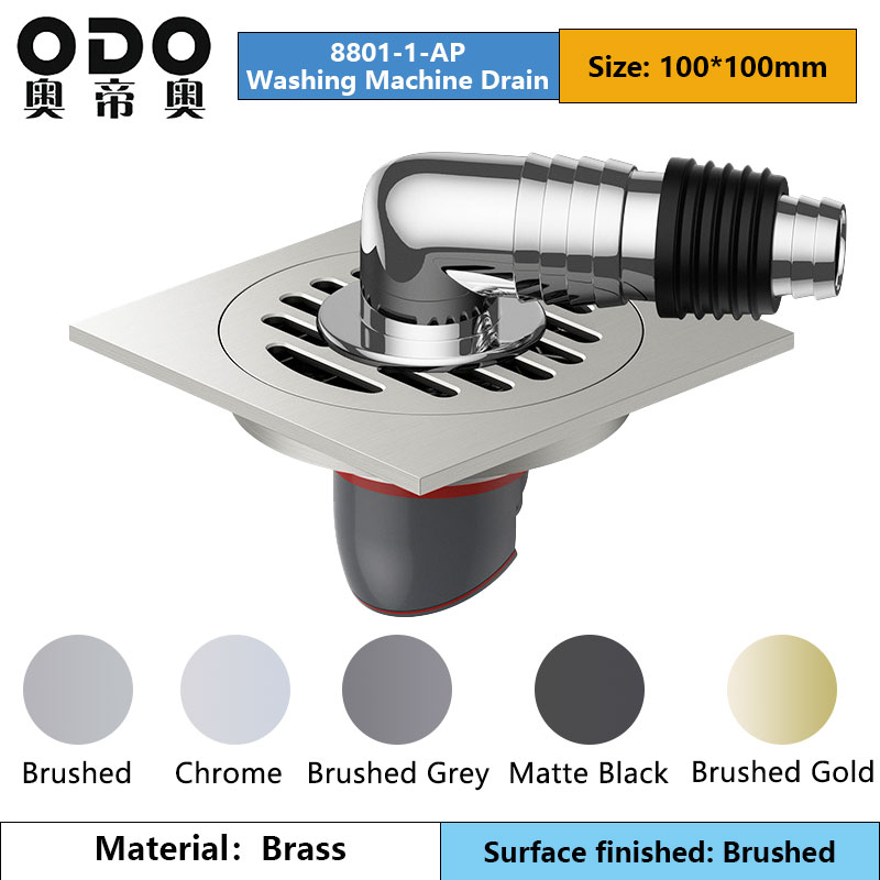 Square Laundry Room Floor Drain