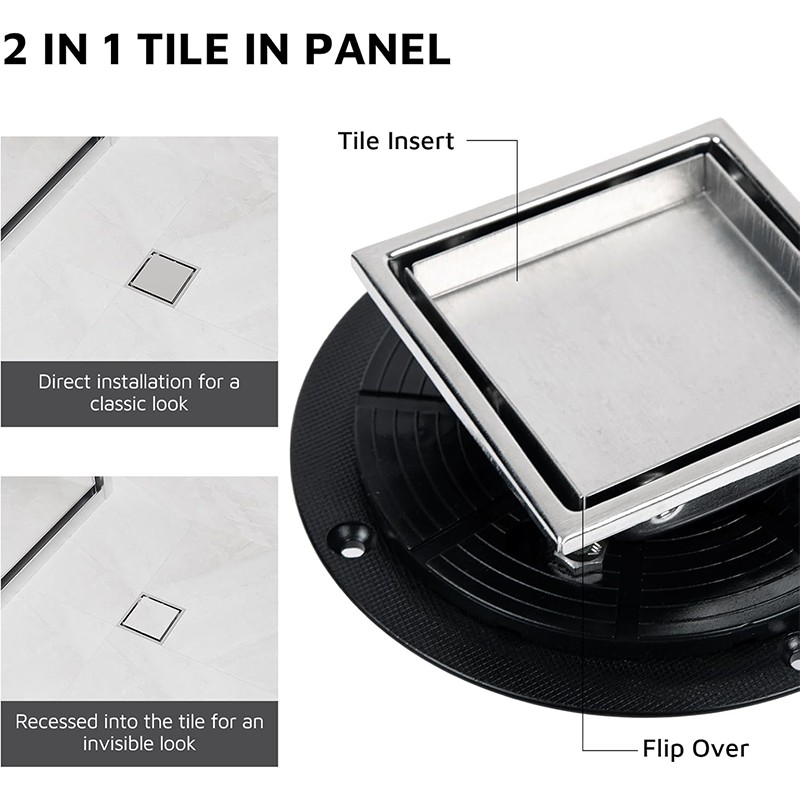 Stainless Steel Bathroom Floor Grates