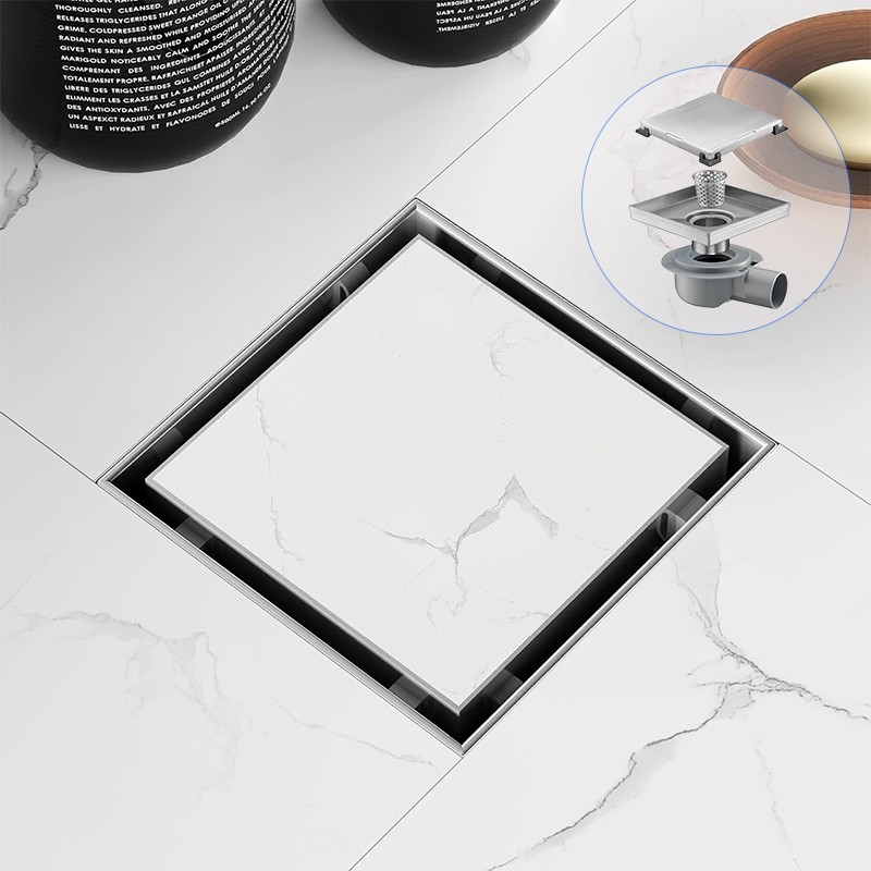 Invisible Modern Shower Floor Drain