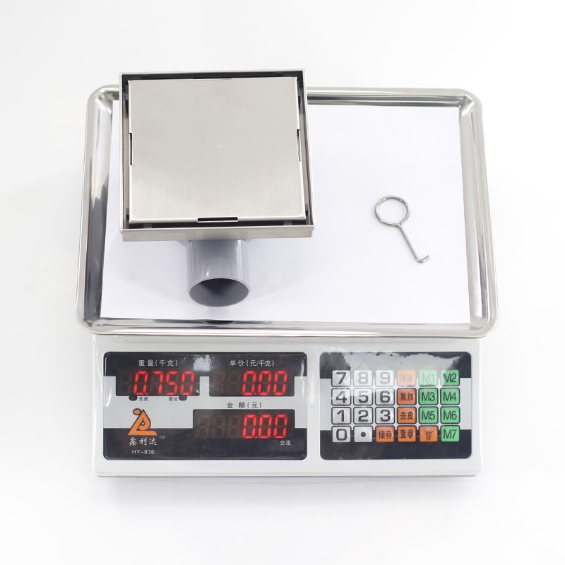 Gold Square Shower Drain