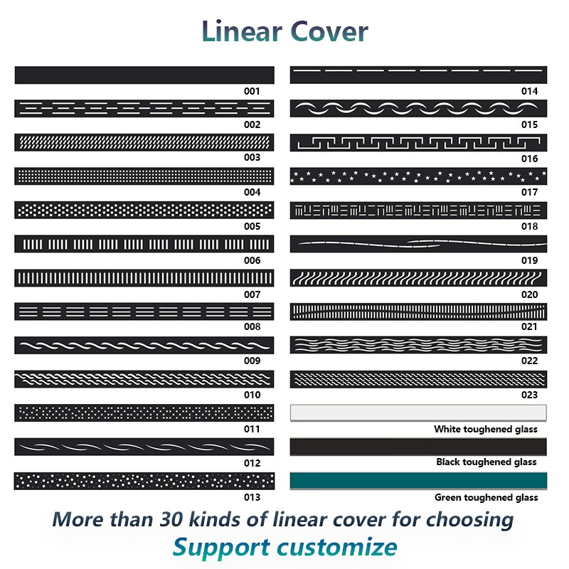 24 Inch Long Floor Drain for Shower