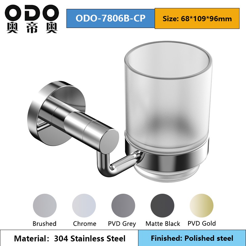 78 Series Polished Steel Bathroom Accessories Set