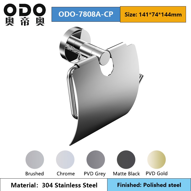 78 Series Polished Steel Bathroom Accessories Set