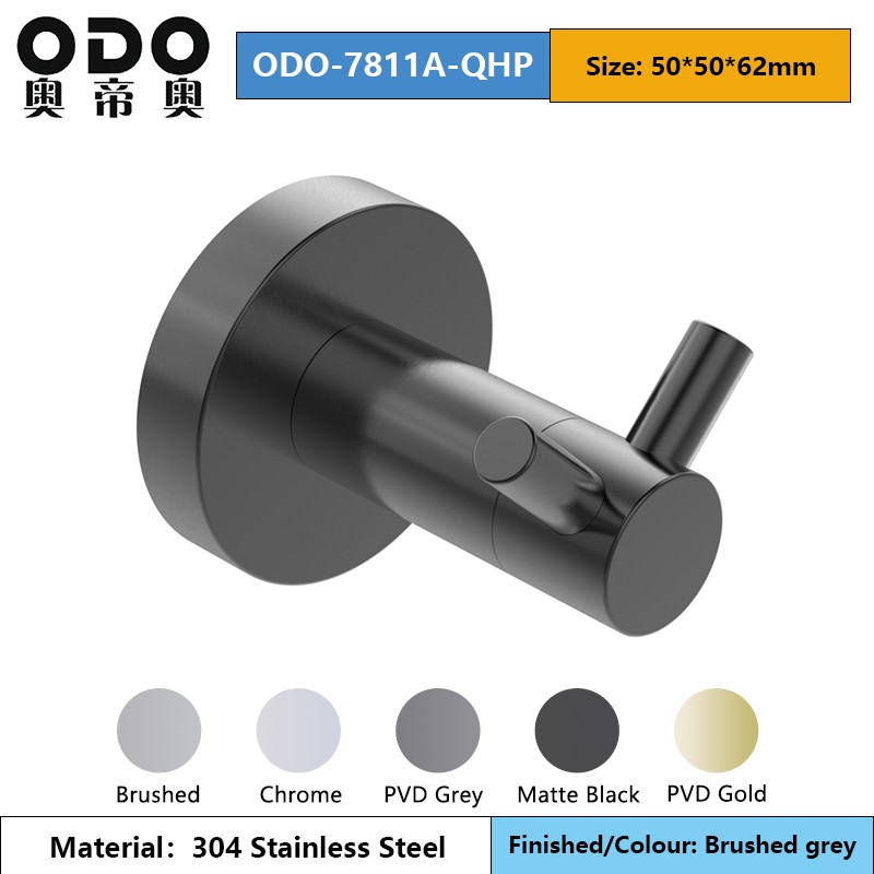 78 Series Gray Bathroom Accessories Set