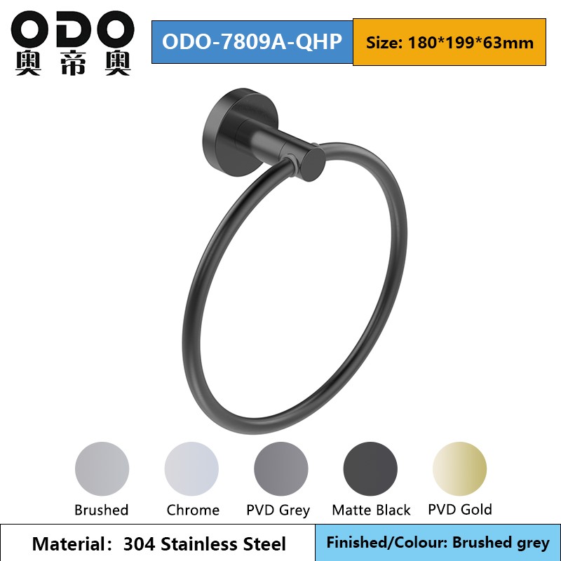 78 Series Gray Bathroom Accessories Set