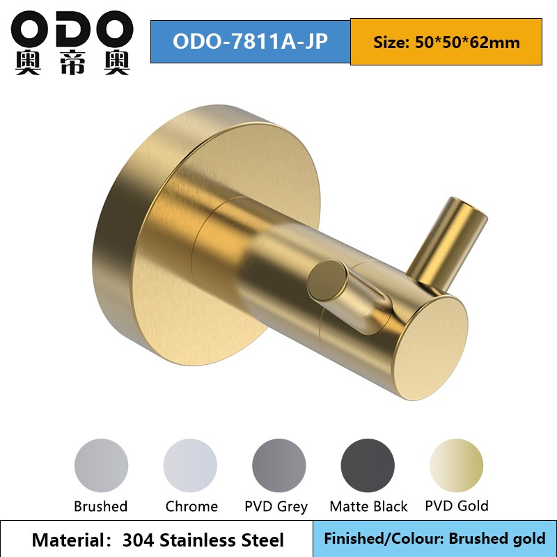 78 Series Brushed Gold Bathroom Accessories Set