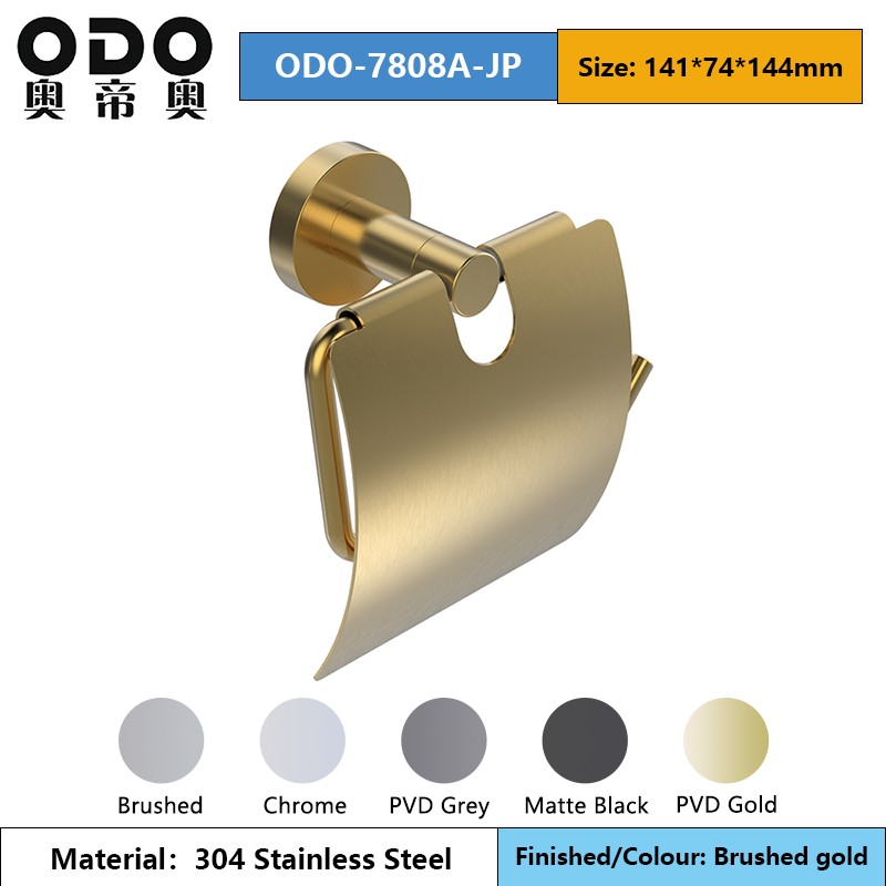 78 Series Brushed Gold Bathroom Accessories Set