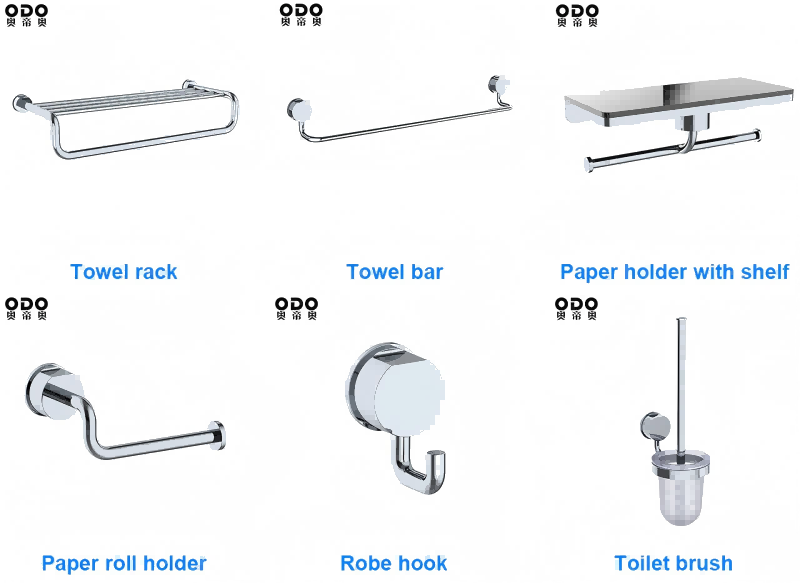 82 Series Elegant Bathroom Accessories Sets
