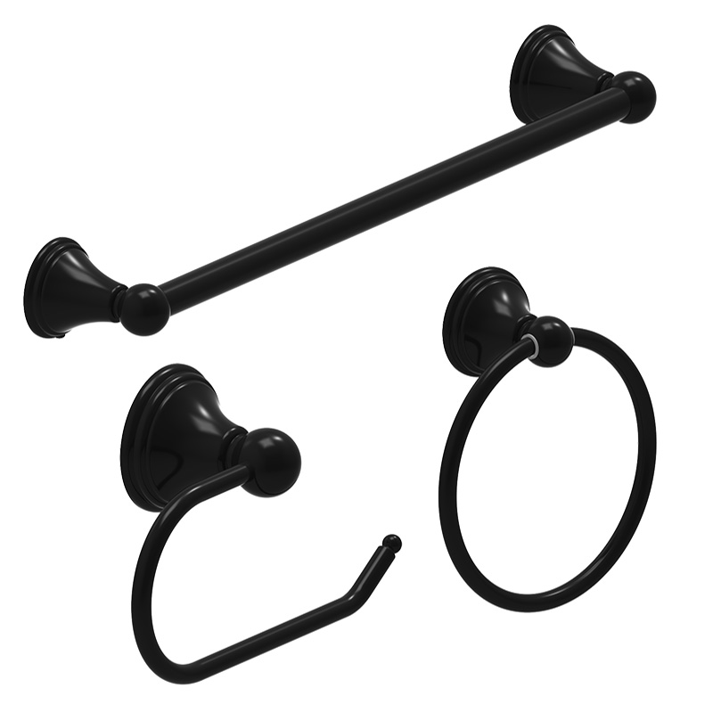 3 Piece Bathroom Accessory Set