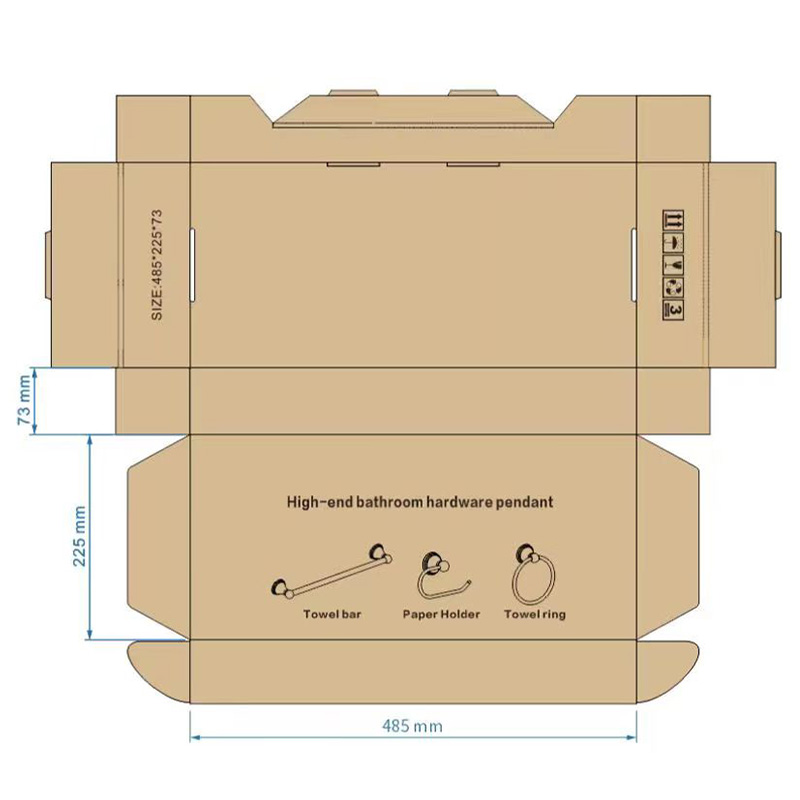 3 Piece Bathroom Accessory Set