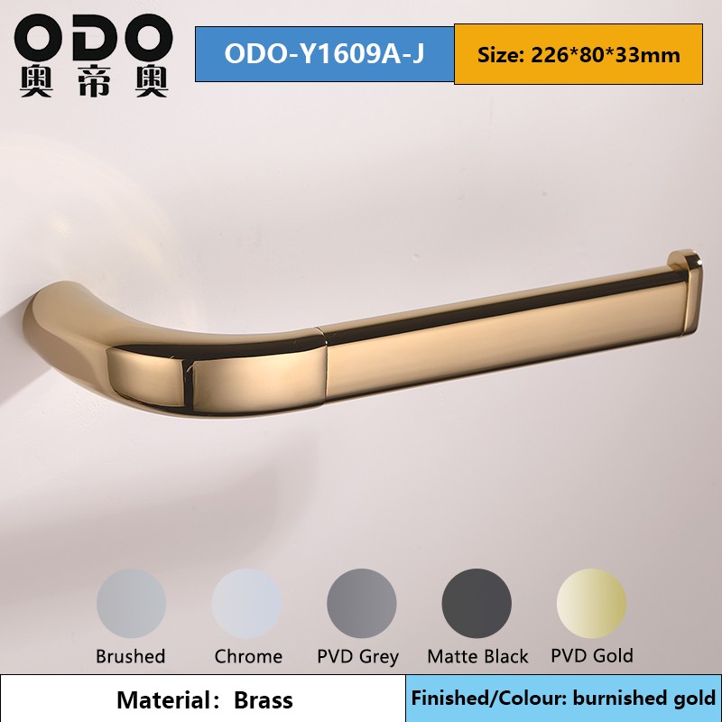Y16 Series Burnished Gold Brass Bathroom Accessories Set