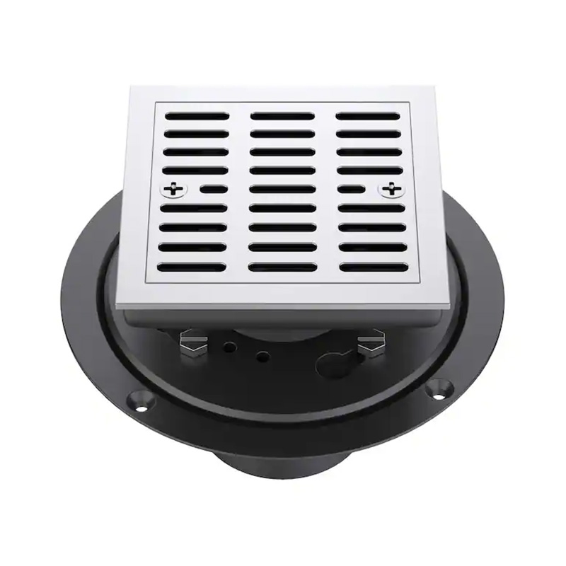 4.5 Inch Tile-in Floor Drain With Deck Flange