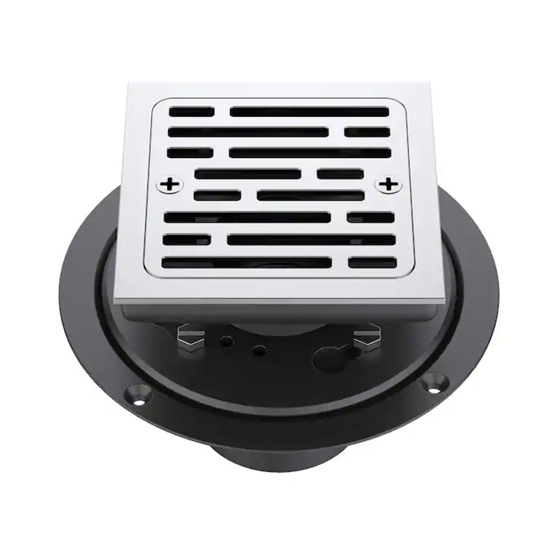 Stainless Steel Square Tile Insert Floor Grate