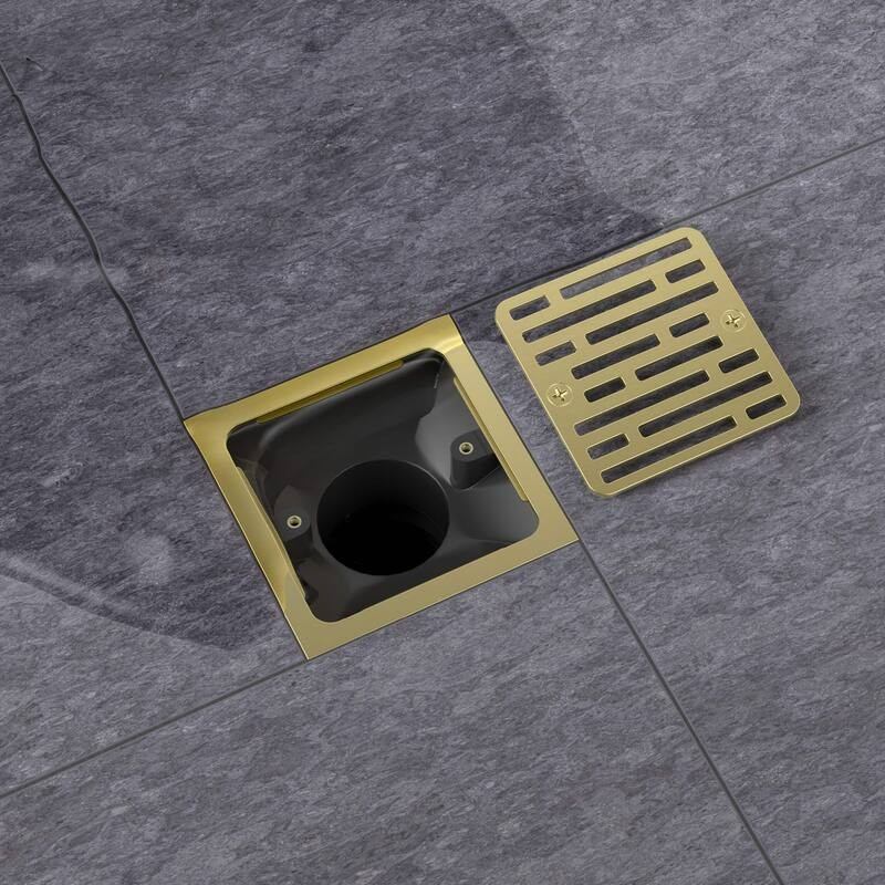 Stainless Steel Square Tile Insert Floor Grate