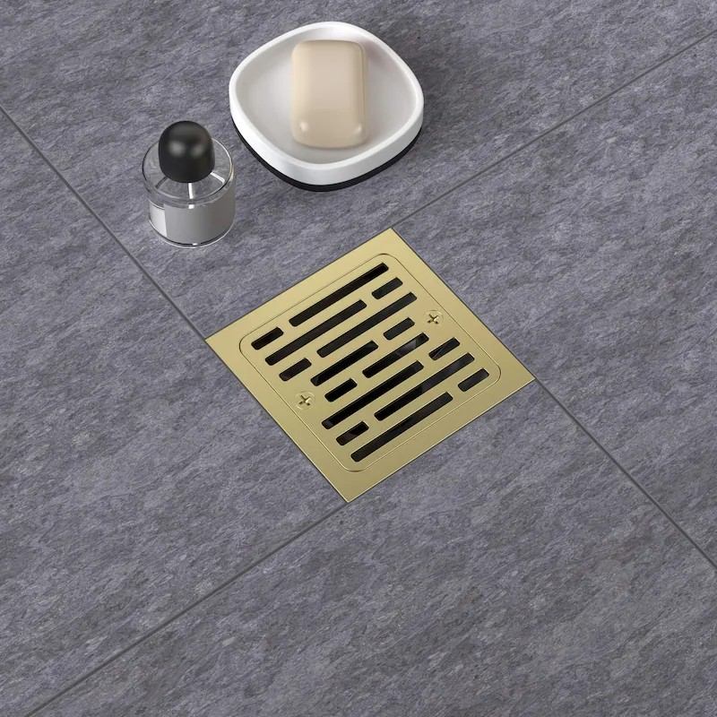 Stainless Steel Square Tile Insert Floor Grate