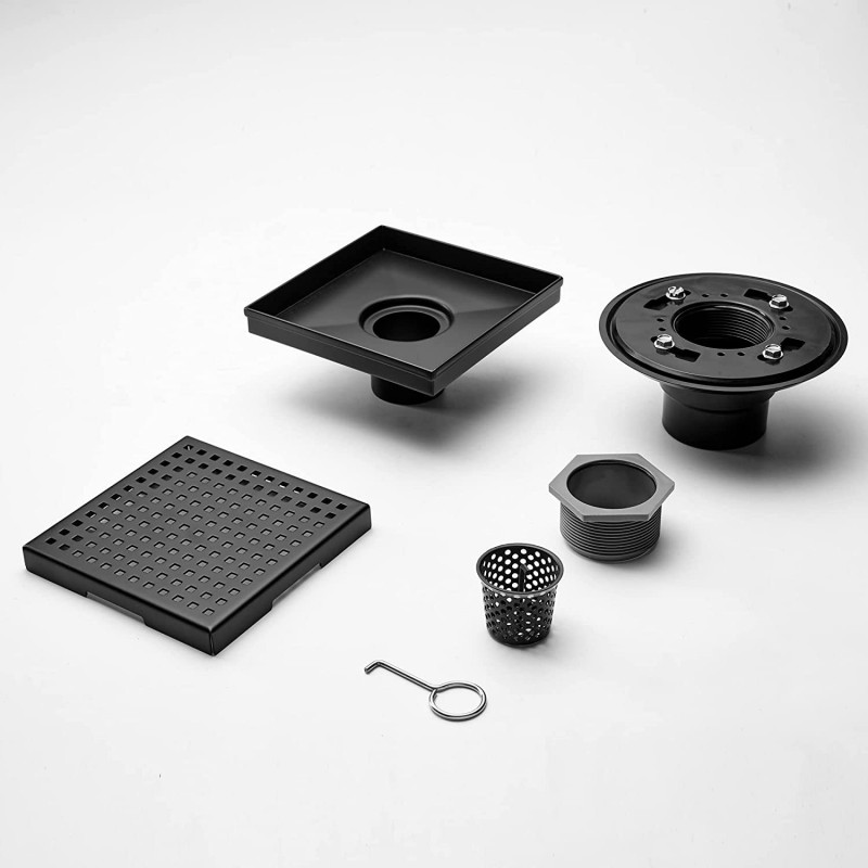 6 Inch Square Shower Floor Drain