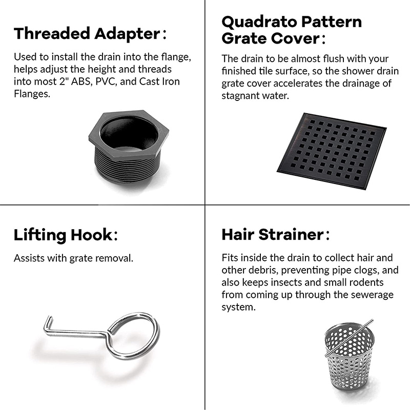 6 inch Stainless Steel Floor Drain Grate