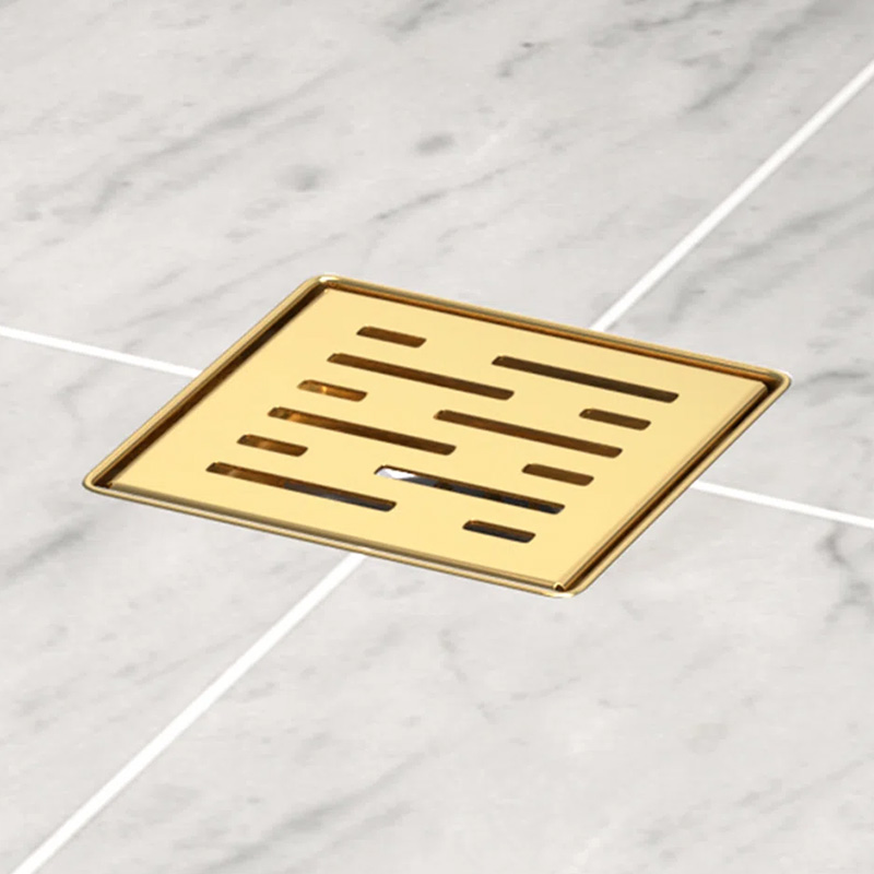 4 inch Square Shower Drain With Tile Insert