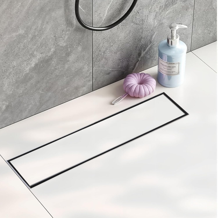 40cm Bathroom Linear Shower Drain Tile Insert