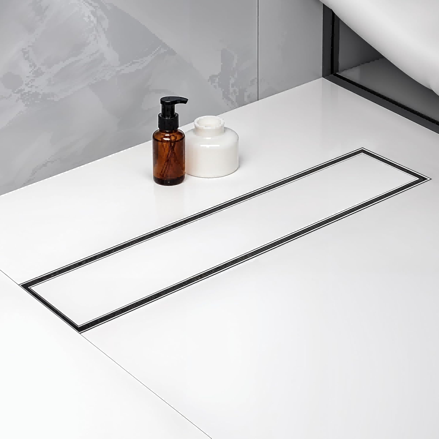 50cm Long Stainless Steel Linear Bathroom Drainage
