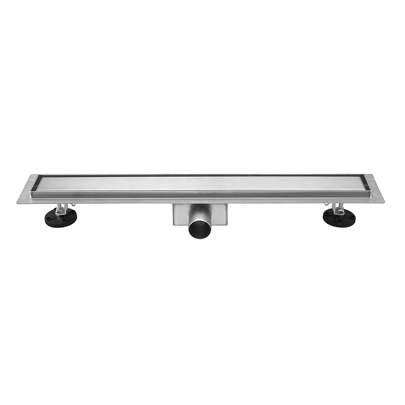 Horizontal Side-Outlet Stainless Steel Linear Shower Drain