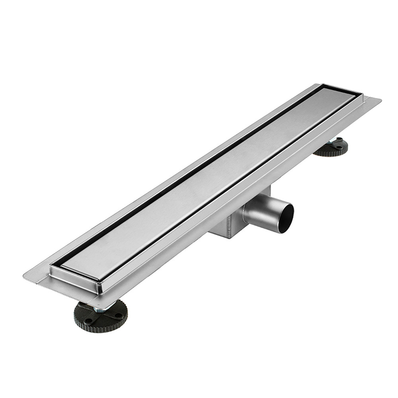 Horizontal Side-Outlet Stainless Steel Linear Shower Drain