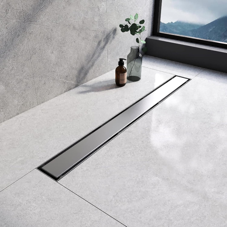 70cm Adjustable-Leveling Bathroom Long Shower Drain System