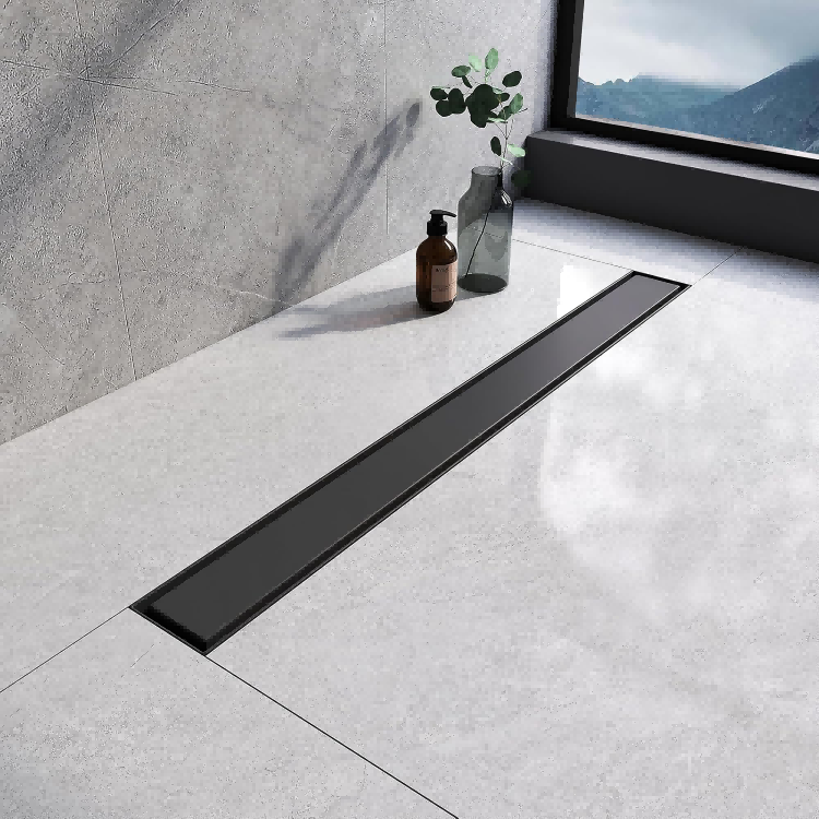 70cm Adjustable-Leveling Bathroom Long Shower Drain System
