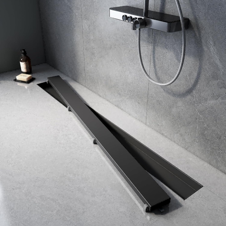 70cm Adjustable-Leveling Bathroom Long Shower Drain System