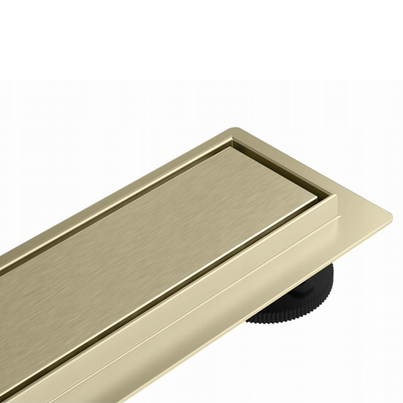 80cm Golden Hidden Shower Drain Wholesale Supplier