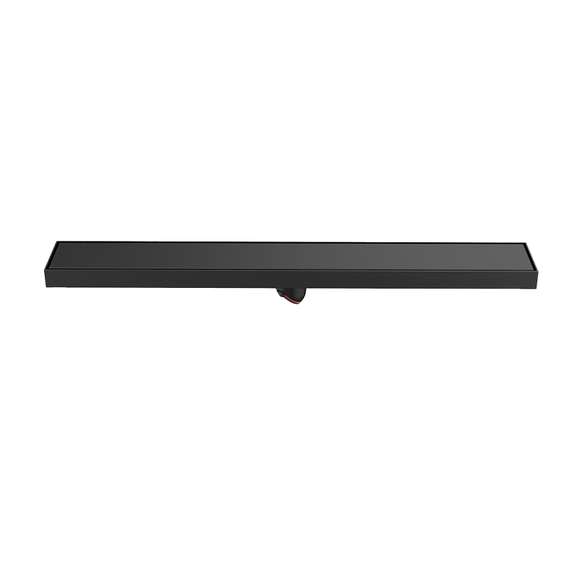 Matte Black Bathroom Tile Drain