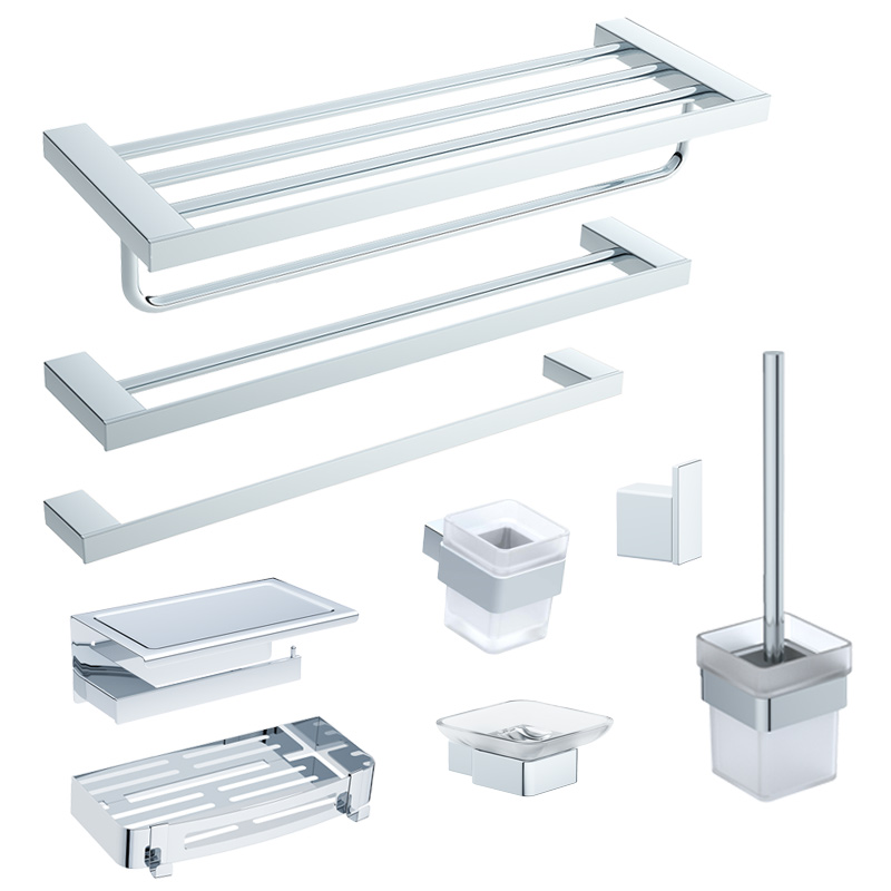 Stainless Steel Bathroom Accessories Set
